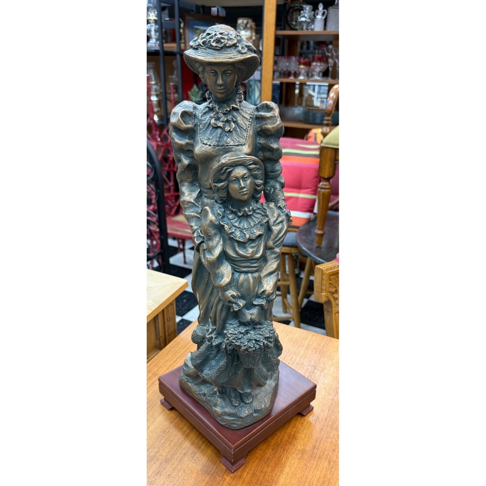Vintage 1988 Austin Productions Mother & Child Sculpture by Alice Heath Bronze